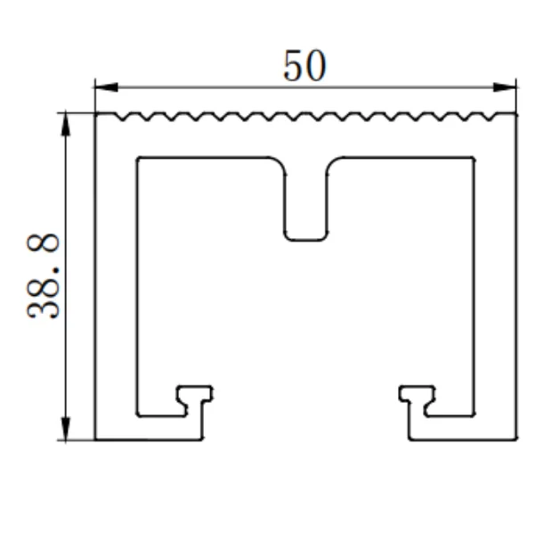 Aluminum alloy bathroom aluminum profile extrusion mold
