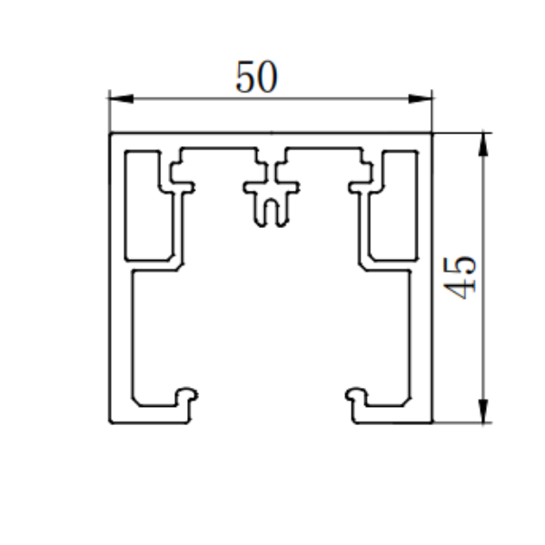 Aluminum alloy bathroom aluminum profile extrusion mold