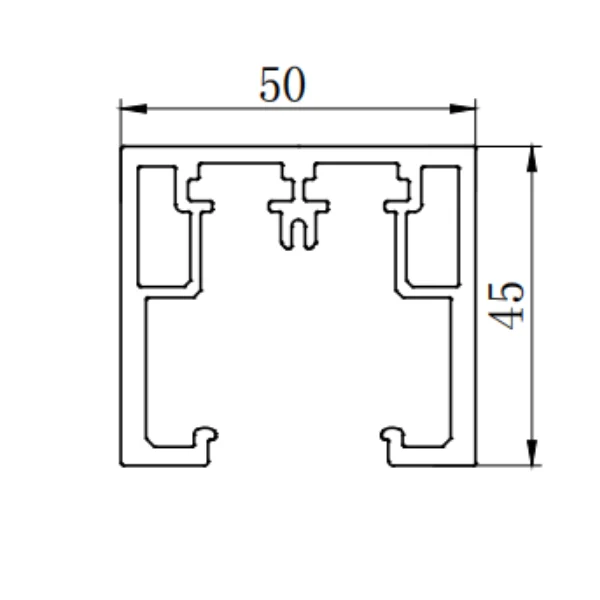 Aluminum alloy bathroom aluminum profile extrusion mold