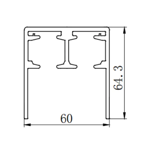 Aluminum alloy bathroom aluminum profile extrusion mold
