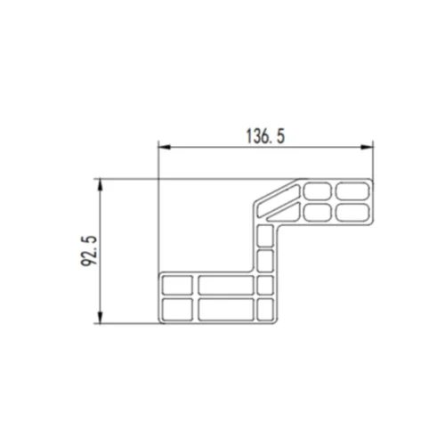 Aluminum extrusion mold for laptop stand