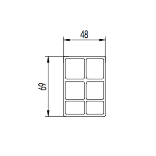 Aluminum extrusion mold for laptop stand