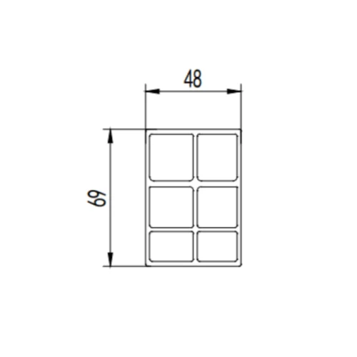 Aluminum extrusion mold for laptop stand