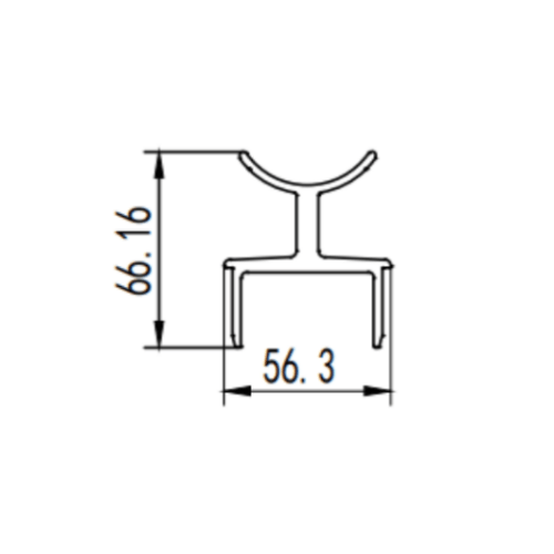 Aluminum extrusion mold for laptop stand