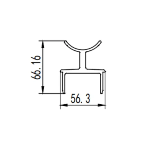 Aluminum extrusion mold for laptop stand