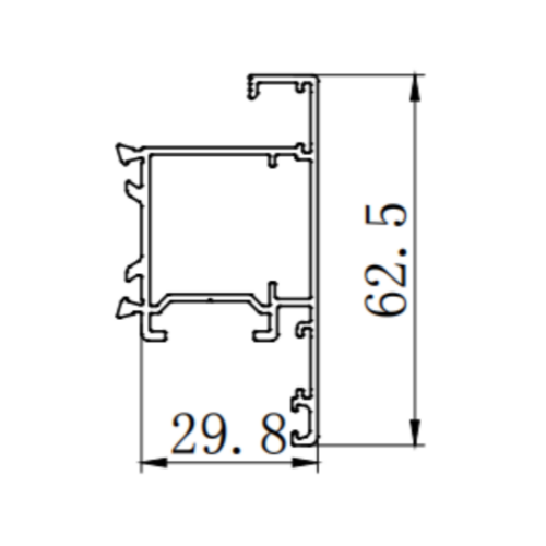 Broken bridge insulation aluminum profile extrusion mold
