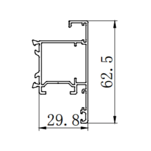 Broken bridge insulation aluminum profile extrusion mold
