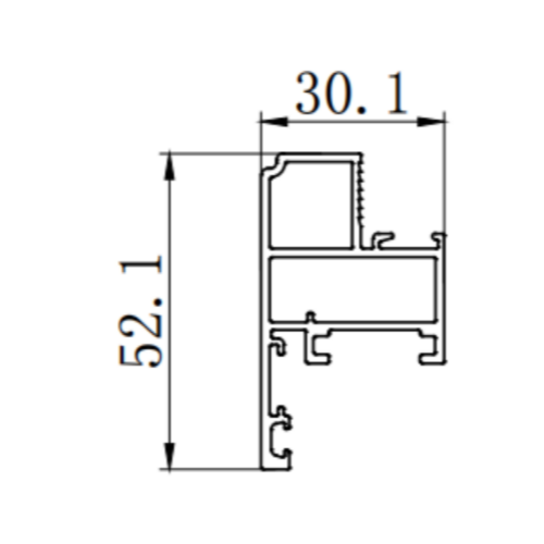 Broken bridge insulation aluminum profile extrusion mold
