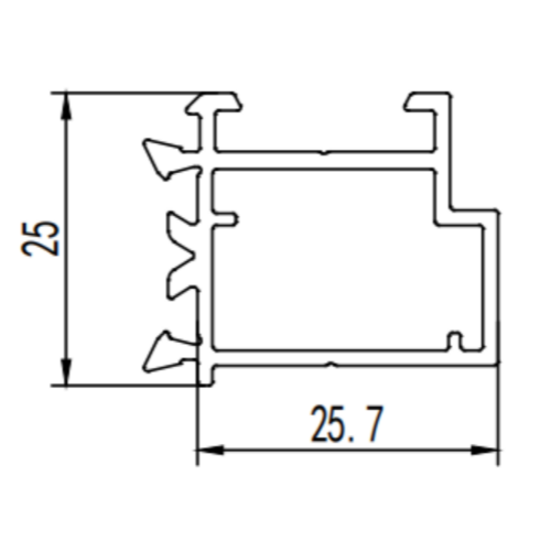 Broken bridge insulation aluminum profile extrusion mold