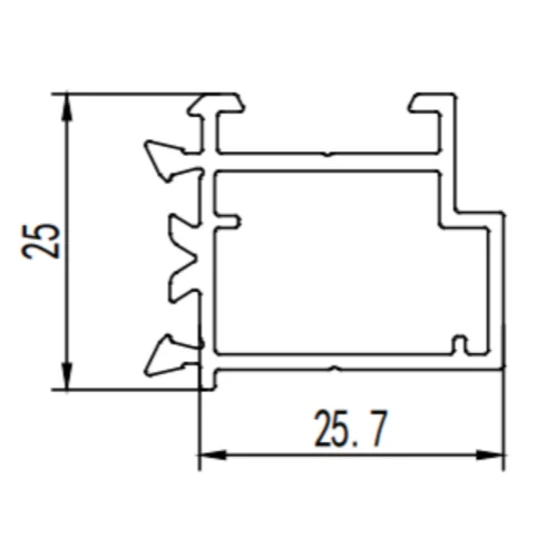 Broken bridge insulation aluminum profile extrusion mold