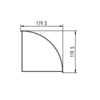 Aluminum alloy corner aluminum profile extrusion mold