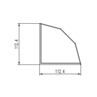 Aluminum alloy corner aluminum profile extrusion mold