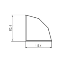 Aluminum alloy corner aluminum profile extrusion mold