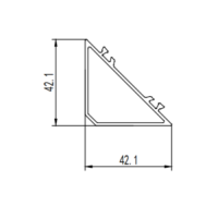 Aluminum alloy corner aluminum profile extrusion mold