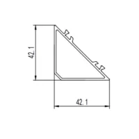 Aluminum alloy corner aluminum profile extrusion mold