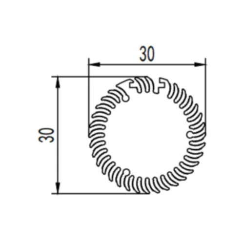 Aluminum alloy heat sink aluminum profile extrusion die