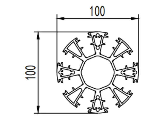 Aluminum alloy heat sink aluminum profile extrusion die