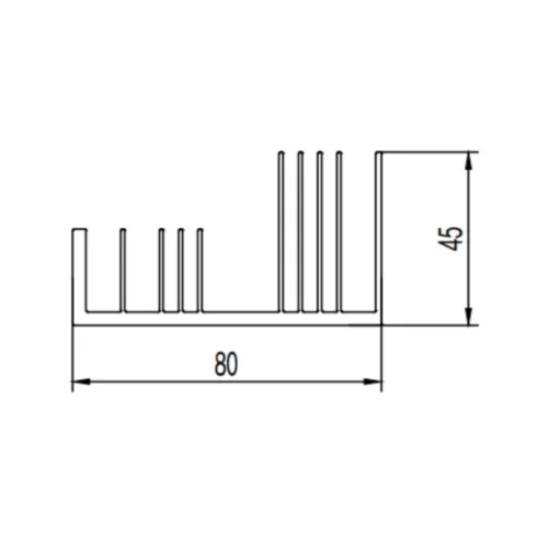 Aluminum alloy heat sink aluminum profile extrusion die