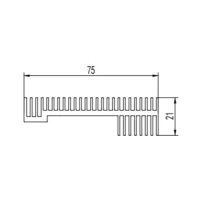 Aluminum alloy heat sink aluminum profile extrusion die