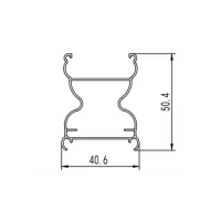 Furniture aluminum profile extrusion die