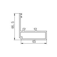Aluminum alloy curtain wall aluminum profile extrusion die
