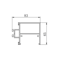 Aluminum alloy curtain wall aluminum profile extrusion die
