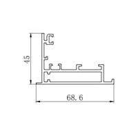Aluminum alloy curtain wall aluminum profile extrusion die