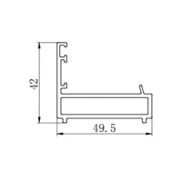 Aluminum alloy curtain wall aluminum profile extrusion die