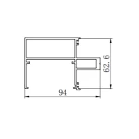 Aluminum alloy curtain wall aluminum profile extrusion die