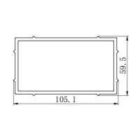Aluminum alloy curtain wall aluminum profile extrusion die