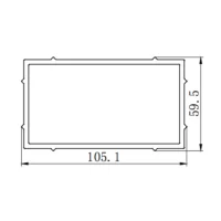 Aluminum alloy curtain wall aluminum profile extrusion die