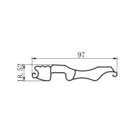 Precisely designed aluminum alloy roller shutter aluminum profile extrusion die