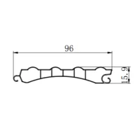 Precisely designed aluminum alloy roller shutter aluminum profile extrusion die