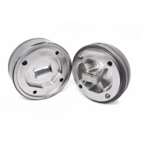 Aluminum profile extrusion mold for the rear frame of building aluminum profile swing doors