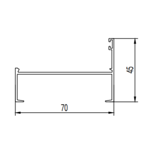 Aluminum alloy casement window