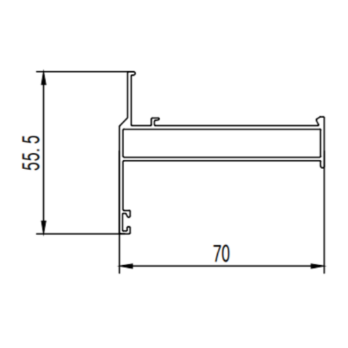 Aluminum alloy casement window