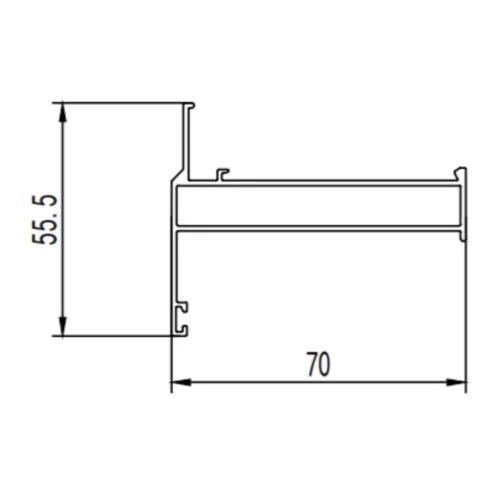 Aluminum alloy casement window