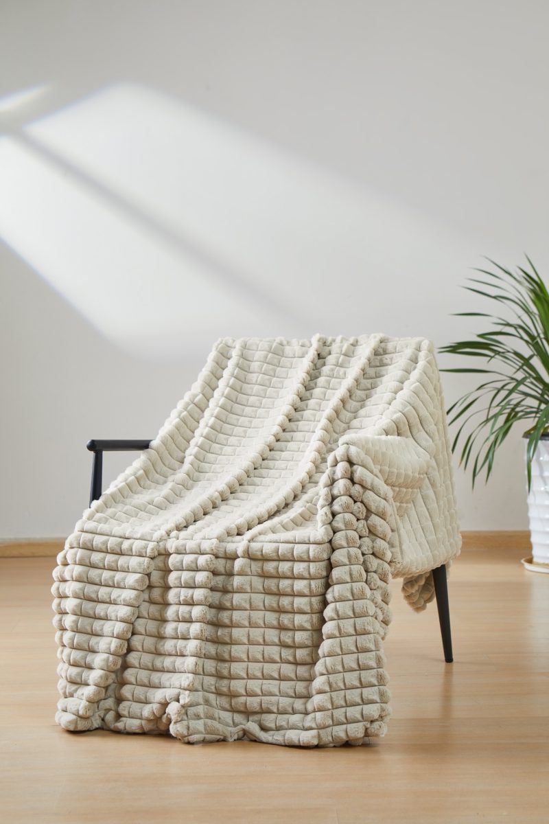 STRIPED FLANNEL BLANKET