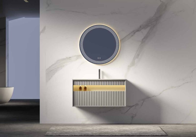 Hot bending integrated basin