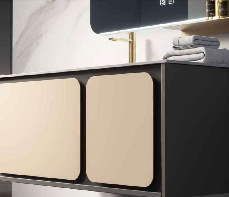 ceramic basin under the counter vanity