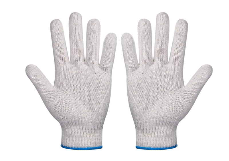 棉线手套 纱手套 蓝边500g