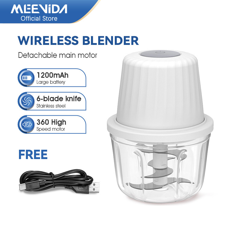 Electric Garlic Crusher Large Capacity Six-leaf Knife [XJD33]