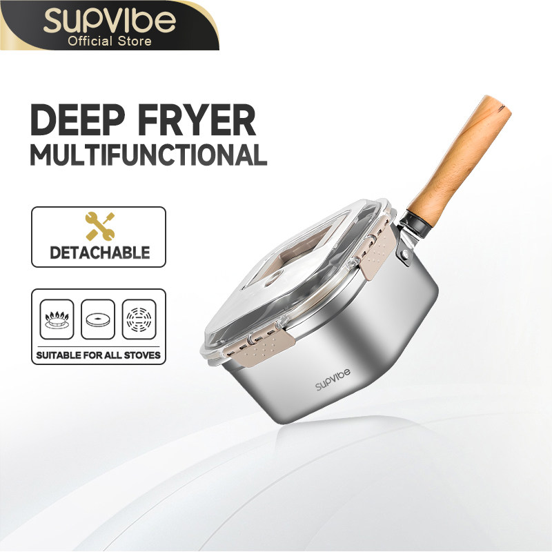 【SVB24】Stainless Steel Square Deep Fryer