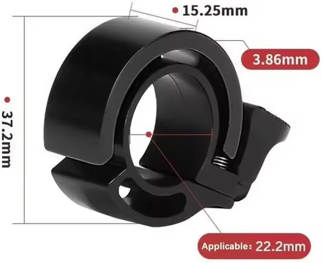 Cheap mountain bike accessories, bicycle bell in multiple colors, universal mountain bike invisible horn