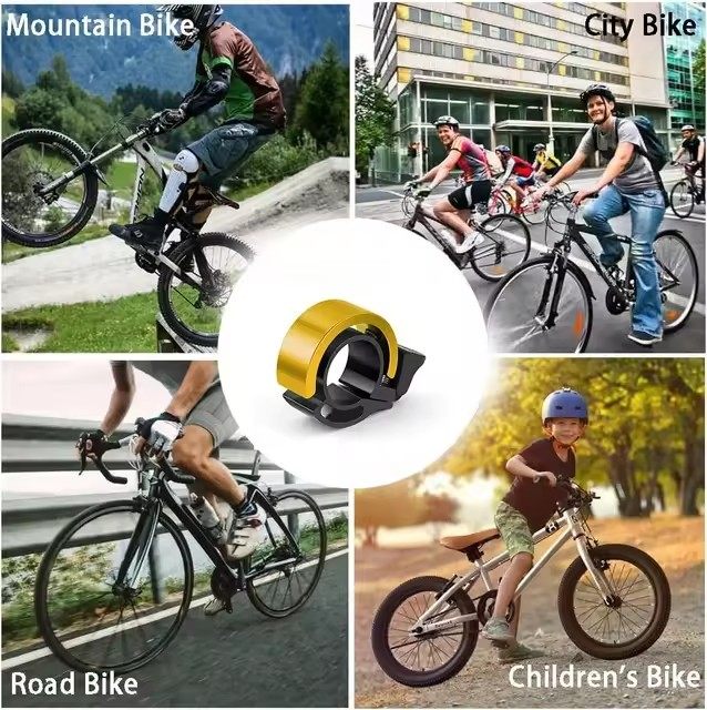 Wholesale mountain bike accessories, super loud bicycle bell, multiple colors, universal mountain bike invisible horn