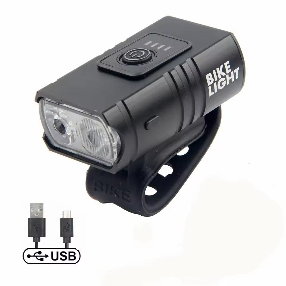 High quality waterproof bicycle light USB rechargeable LED aluminum MTB front bicycle light