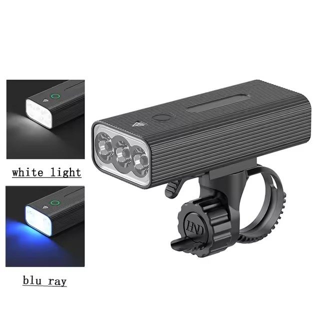 High quality bicycle lights with front and rear USB charging, super bright 3 LED bicycle night riding lights