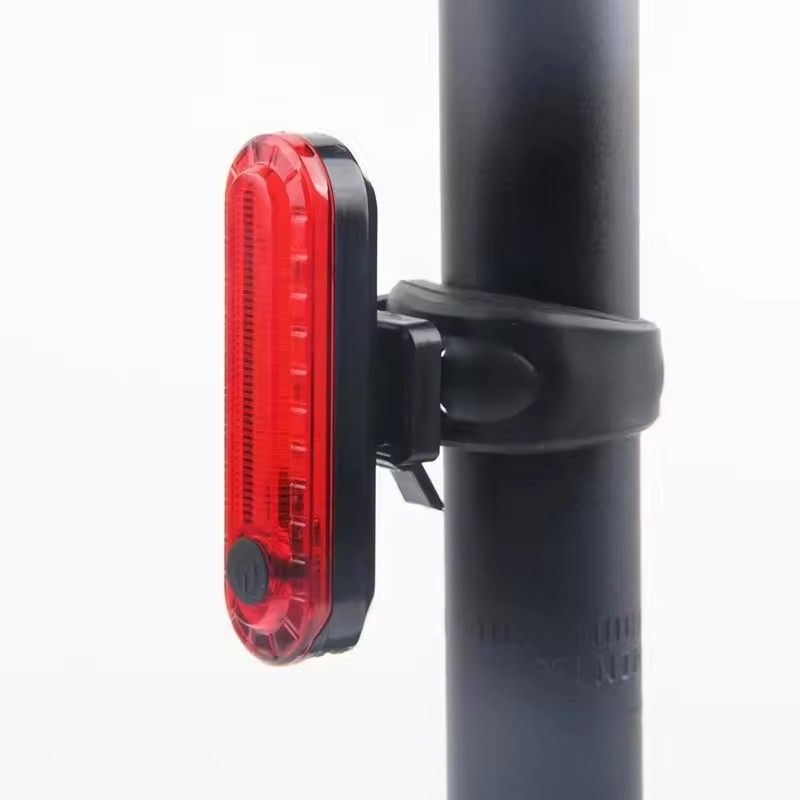 Wholesale bicycle charging taillights with high brightness and convenient LED helmet warning lights