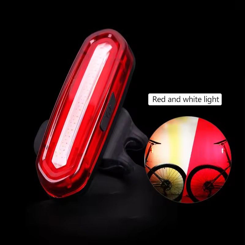 Mountain bike USB charging bike tail light super bright Mountain bike tail light