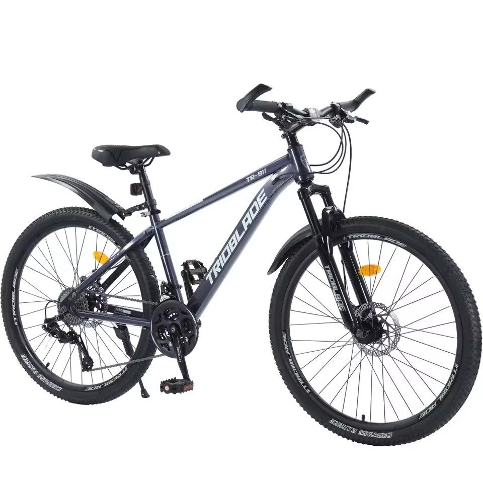 Cheap Mountain Bike 26/24 inch Steel 21/24/27 30 Speed Bicycle Double Disc Brake Mountain Bike